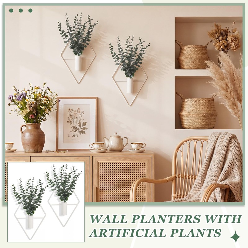 Hanging Artificial Planters Wall Decor