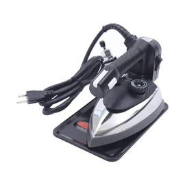 AGULIUM Industrial Electric Steam Iron, Industrial Gravity-system Electric Steam Iron, Industrial Steam Iron Machine with 3L Large Capacity Tank, Gravity Feed Steam Iron, Temp Range 140~428°F, 1200W