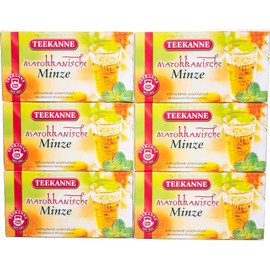 Teekanne Moroccan Mint 6 Pack (6 x 20 Tea Bags) 6 x 36 g