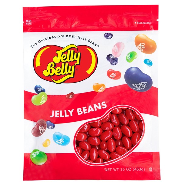 Jelly Belly Cinnamon Jelly Beans - 1 Pound (16 Ounces) Resealable Bag - Genuine, Official, Straight from the Source