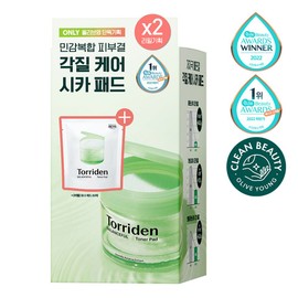 Torriden Balanceful Cica Toner Pad 60P Double Pack (60P+60P Refill) - Torriden Balanceful Cica Toner Pad 60P Double Pack