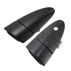 ACROPIX Front Left Right Car Exterior Door Handle Carbon Fiber Pattern Fit for Honda CRZ CR-Z 2011-2015 No.72181SZT003ZE/72141SZTG01ZE - Pack of 2