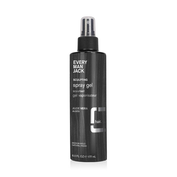 Every Man Jack Mens Sculpting Spray Gel - Achieve Soft,