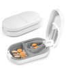 Portable Pill Cutter, Pill Crusher with Stainless Steel Blade, Tablet