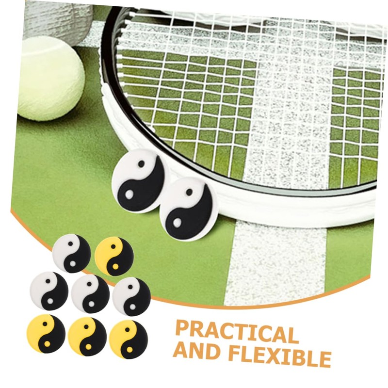 Kisangel Tennis Racket Vibration Dampeners Tennis Absorber for Racket Vibration
