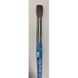 Blue Handle CRIMPED 100% Kolinsky Acrylic Nail Brush (Crimped 20)
