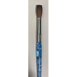 Blue Handle CRIMPED 100% Kolinsky Acrylic Nail Brush (Crimped 20)