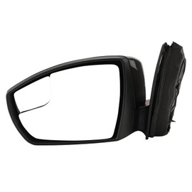 LOIYLLEN Left Driver Side Rear View Mirror Replacement for Ford Focus 2012 2013 2014 2015 2016 2017 2018- Rearview Mirrors with 6Pins, Electric Adjustment,Heating and Turn Signal, Black