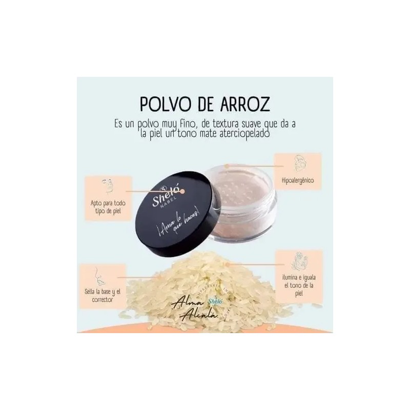 Polvo De Arroz Traslúcido Sellador & Matifica + Regalo