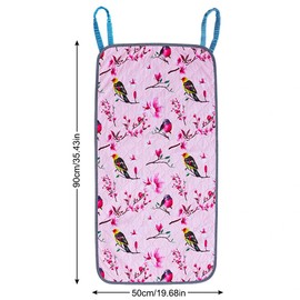 Wheelchair Incontinence Pad, Non-Slip Seat & Backrest Pads for Chair Mobility Scooter Absorbent Seat Protector Pads, Vintage Floral Wheelchair Cushions, 19.68 X35.43 Inch, Peach Color