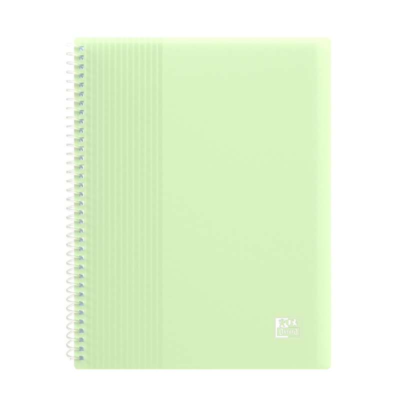 OXFORD School Life A5 Window 40 Pockets Polypropylene Cover Pastel