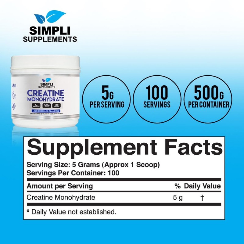 Premium Creatine Monohydrate Powder 500g | Best Creatine for Men