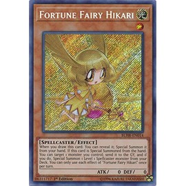 Yu-Gi-Oh! - Fortune Fairy Hikari - BLHR-EN014 - Secret Rare - 1st Edition - Battles of Legend: Hero's Revenge