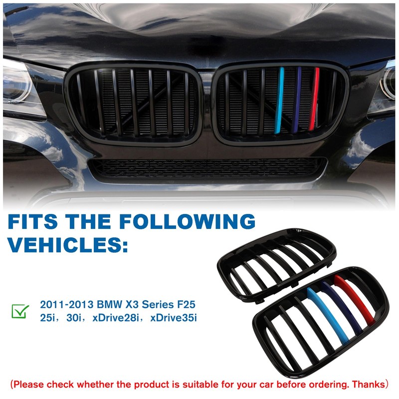 BILLDIO F25 Grille - Color Front Kidney Single Slat Grill