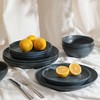 Stone Lain Elio 12-Piece Dinnerware Set Stoneware, Plates and Bowls
