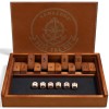 Vamslove Shut The Box Dice Game Wooden Board Table Math