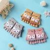 NICEYST Kids Convertible Flip Top Gloves Children Winter Warm Knitted