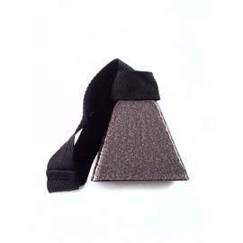 3.5 inch Loud Cowbell with Wrist Strap: Copper Vein Powdercoated Bell for Cheering at Sporting Events