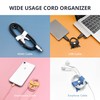 SenseAGE 5 Pack Cord Organizer, Bow Cord Keeper, Cable Organizer