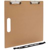 2-Pack Artist's Drawing Sketch Boards, Large Art Clipboards with Left-Side