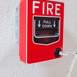 Clnyrwcb Fire Brigade Keys, 2Pcs FB Firemans Drop Keys -Universal Fit for Emergency Services & Maintenance Panels, Fire Door key for Communal Door Access