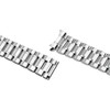 Hstrap 20mm Brushed Watch Band, Curved End Straight End Metal