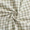 KKJIAF 2 Pcs Plaid Ruffle Pillow Case Standard Size, Washed