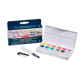 Derwent Pastel Shades Watercolor Paint Pan Set (2306247)