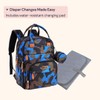 BabbleRoo Diaper Bag Backpack - Baby Essentials Travel Tote -