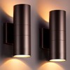 wowlite Modern Outdoor Wall Light with Dusk to Dawn Sensor