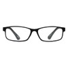 SAV Eyewear Men's Flex 2 5030 Black Reading Glasses, 1.5