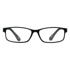SAV Eyewear Men's Flex 2 5030 Black Reading Glasses, 1.5