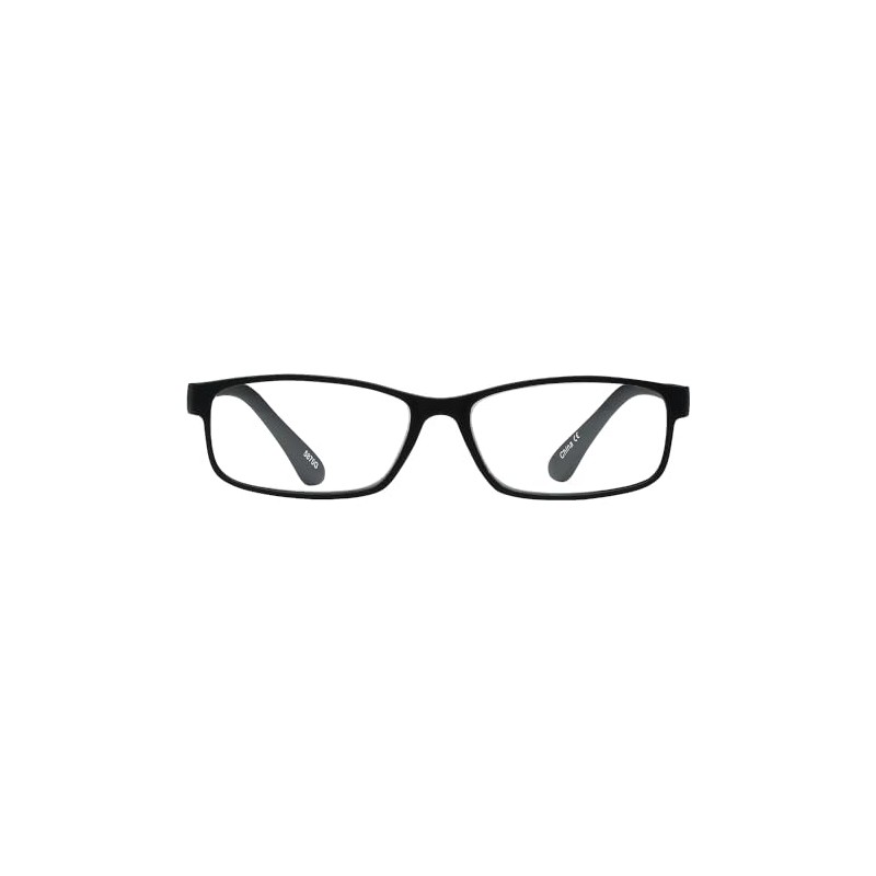 SAV Eyewear Men's Flex 2 5030 Black Reading Glasses, 1.5