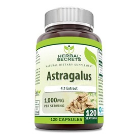 Herbal Secrets Astragalus Astragalus 1000 Mg Capsules