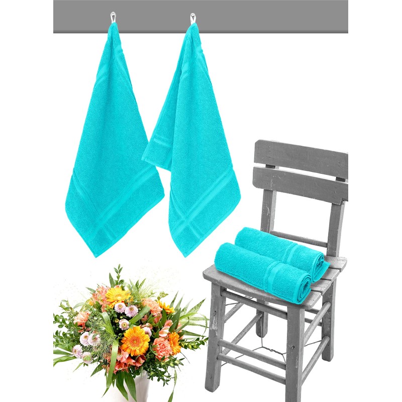 Lashuma London Terry Kitchen Towels, Set of 4 Tea Towels,