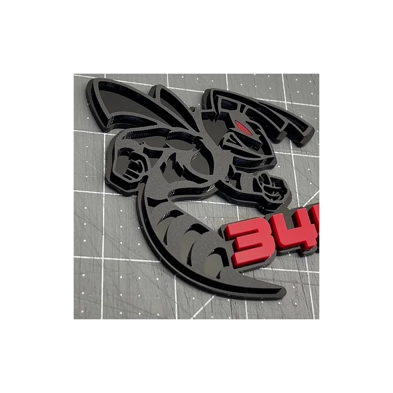 UsaStandard 345 Hornet Badges Emblem BEE (2) Purple Eye BADGES