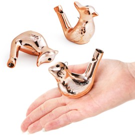 Coloch 12 Pack Bird Water Whistles, Ceramic Bird Call Whistle with Hanging Rope Loud Warblers Whistles Toys Musical Instrument for Kids, Birthday Gift, Educational Toy, Age 3+