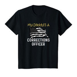 Corrections Officer Shirt Thin Silver Line Boys Girl Toddler T-Shirt