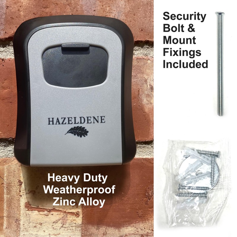 Hazeldene Lock Box Key Safe | Wall Mounted Key Lock