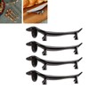 4 PCS Chopstick Rest Zinc Alloy Plating Reusable Dinner Spoon