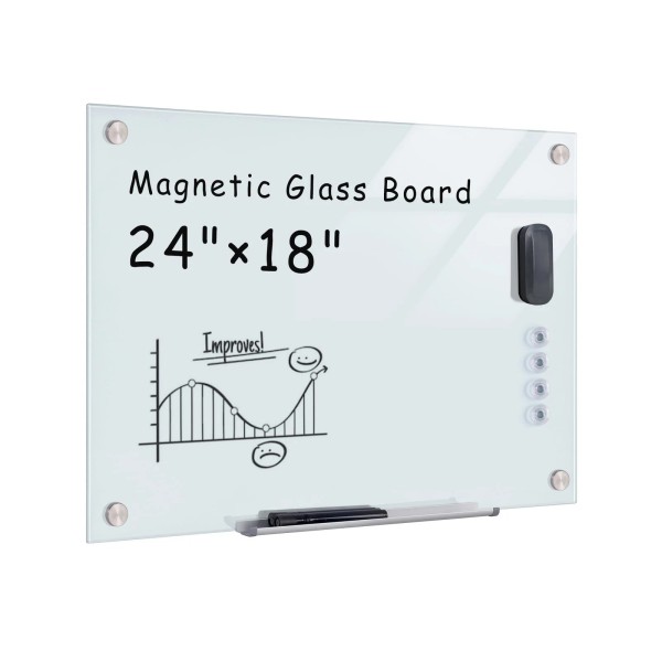 Mifuro Magnetic Glass Whiteboard24"