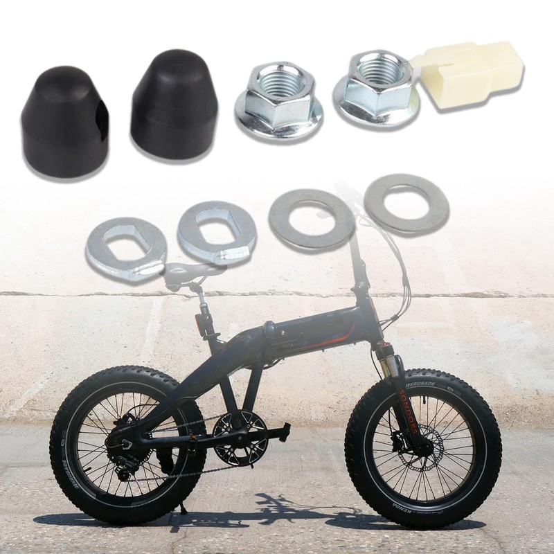 ZHOUSUFEN Electric Bicycles Hub Motor Axles Front Lock Nut Lock