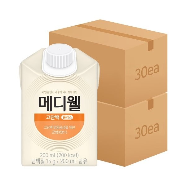 Mediwell MDwell High Protein 200ml 60 packs (2 boxes of