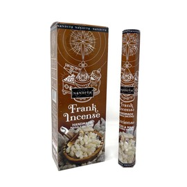 Frankincense - Box of Six 20 Sticks Tubes, 120 Sticks Total - Nandita Incense from India