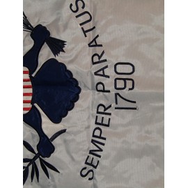 3x5 Embroidered U.S. USCG Coast Guard Double Sided 2ply 220D Nylon Flag 3'x5'House Banner Brass Grommets Fade Resistant Double Stitched Nylon