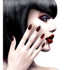 WIDMANN ? Set of 12 Bloody Nail Stiletto Womens, Black,