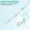 JEYORZY 5 Pack Oxygen Hose Connector, Rotating Hose Connector, Swivel