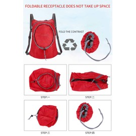 Scotry Ultra Lightweight Packable Travel Backpack, Man Women Foldable Handy Daypack for Camping Outdoor Hiking Cycling (White)