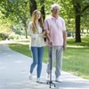 BeneCane Quad Cane Walking Cane with Two Led Lights with