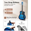 Moukey 38" Acoustic Guitar for Beginners Kids Youth Adult Cutaway